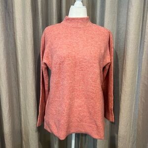 LOFT mock-neck tunic sweater